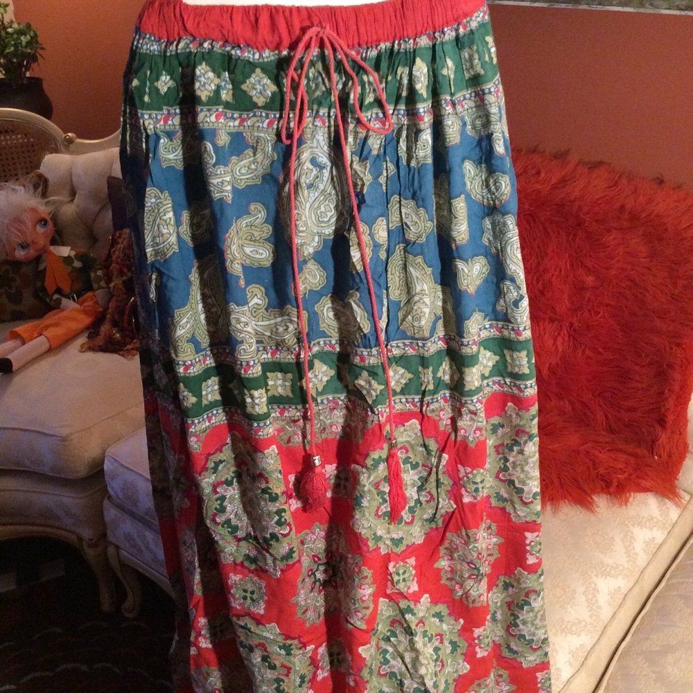 Boho Maxi Skirt - Picture 2 of 2